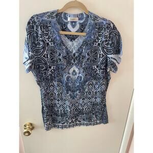 Dressbarn Womans Blouse, with sequins